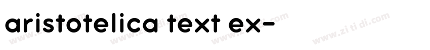 aristotelica text ex字体转换